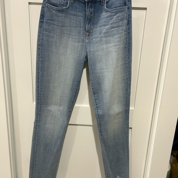 L'AGENCE HARMON HIGH-RISE SLIM PANT IN BLUE. Size 28 - Picture 6 of 12
